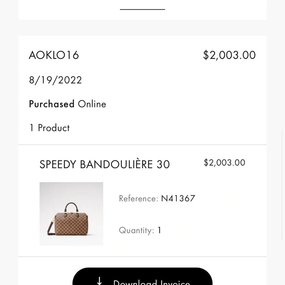 Authentic Louis Vuitton Monogram Speedy Bandouliere 30 - Picture 13 of 13